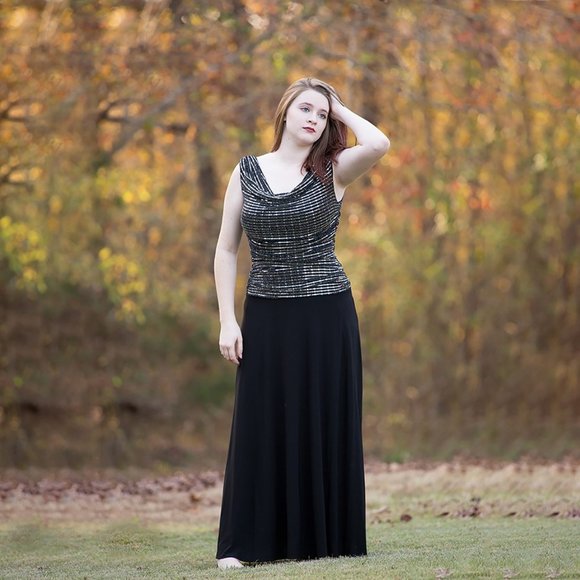 R&M Richards Formal Gown Size 8 - Picture 1 of 2